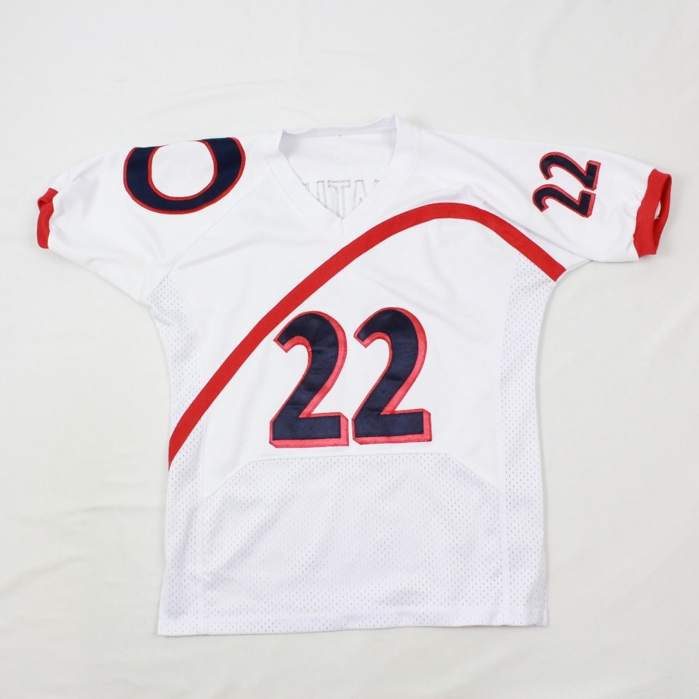 VINTAGE Men's Football Jersey Medium V-Neck NYLON